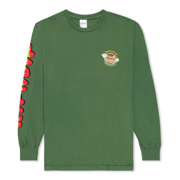 Лонгслив Ripndip Glizzy Long Sleeve Olive
