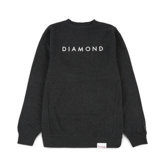 Diamond Futura Crewneck Charcoal Heather