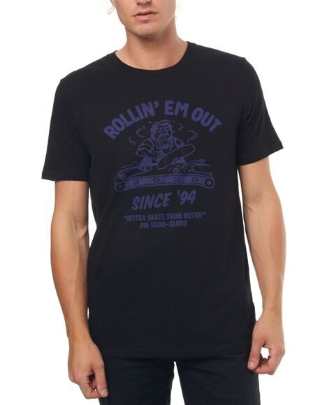 Футболка Globe Rollin Tee Washed Black