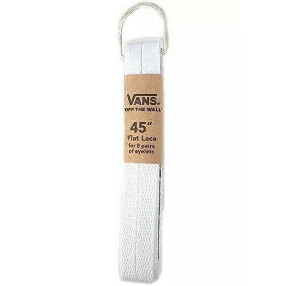 vans flat laces