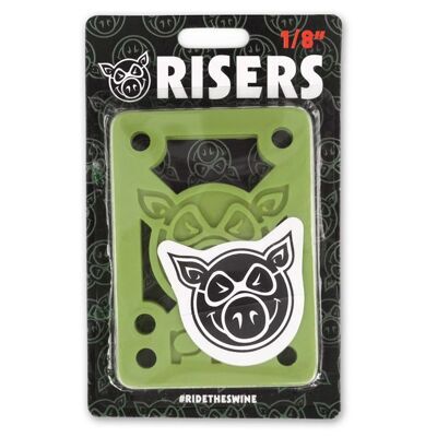 Подкладки Pig Piles 1/8" Soft Risers Shock Olive