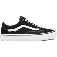 black white blue vans