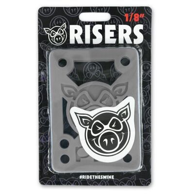 Подкладки Pig Piles 1/8" Soft Risers Shock Grey