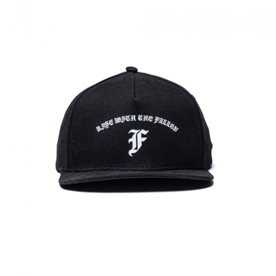 Кепка Fallen GOTHIC FLAT BLACK OFF WHITE