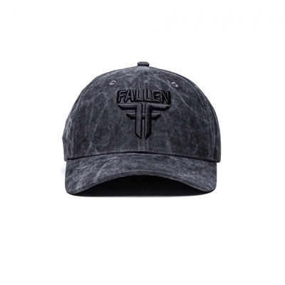 Кепка Fallen INSIGNIA CURVE BLACK ENZYM BLACK