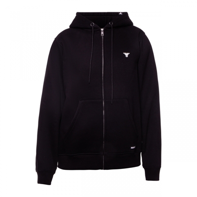 Толстовка Fallen TRADEMARK LOGO ZIP HOODIE BLACK WHITE
