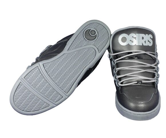 Osiris Nyc 83 Mid Shearling Black Charcoal Charcoal