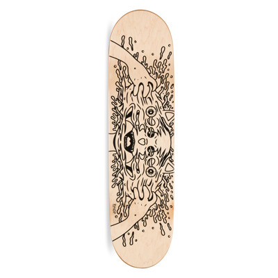 Дека Ripndip Skull Face Jerm Deck Black