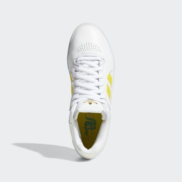 adidas white yellow