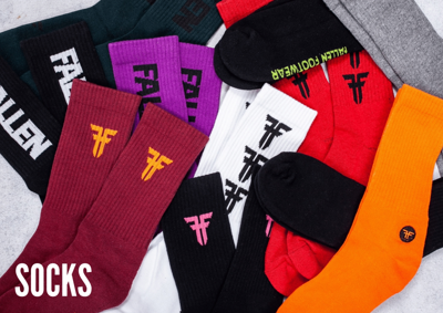 Носки Fallen INSIGNIA SOCK WHITE BLACK