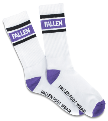 Носки Fallen UNI II SOCK WHITE PURPLE