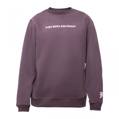 Толстовка Fallen GOTHIC CREW NECK IRON WHITE WASHED